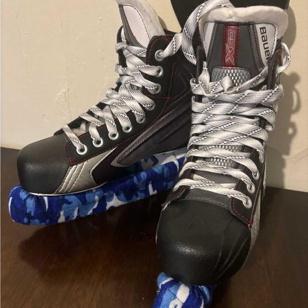 Bauer Black and Gray Ice Hockey Skates